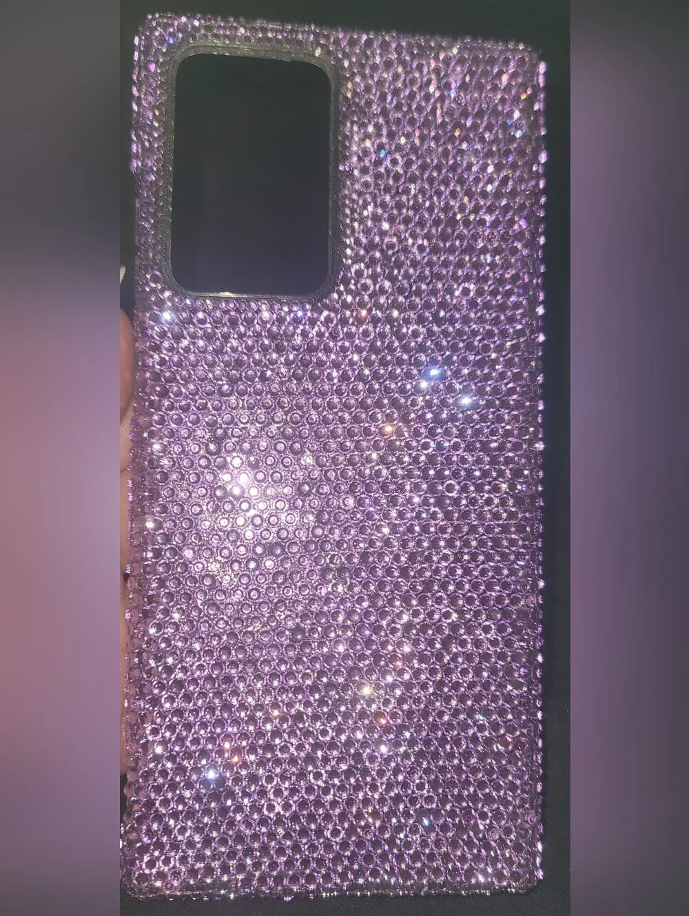 Samsung Note 20 ULTRA 5G Purple Bedazzled Phone Case -